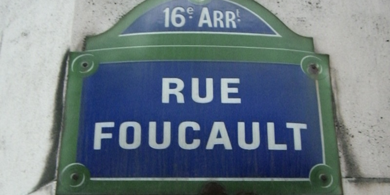 street sign photo: rue foucault