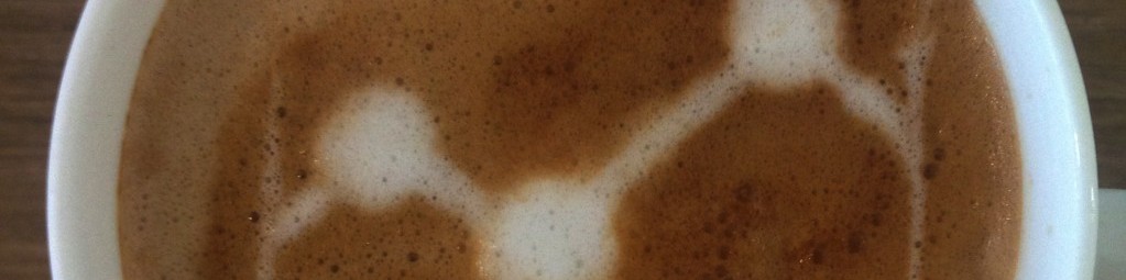 latte with cream illustration of Google Analytics - photo